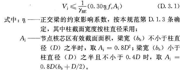 附录D 框架梁柱节点核芯区截面抗震验算，插图 6