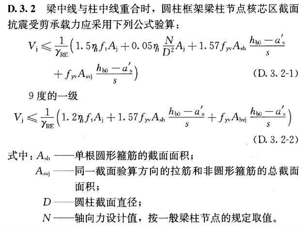 附录D 框架梁柱节点核芯区截面抗震验算，插图 7