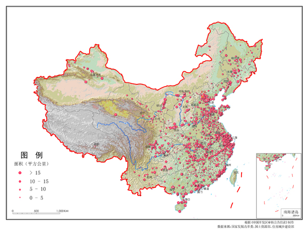图7 开发区分布图