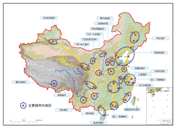 图8 城市化战略格局示意图