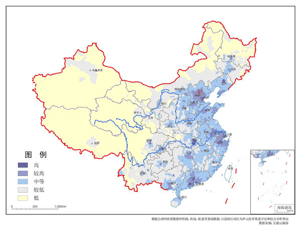 图20 交通优势度评价图
