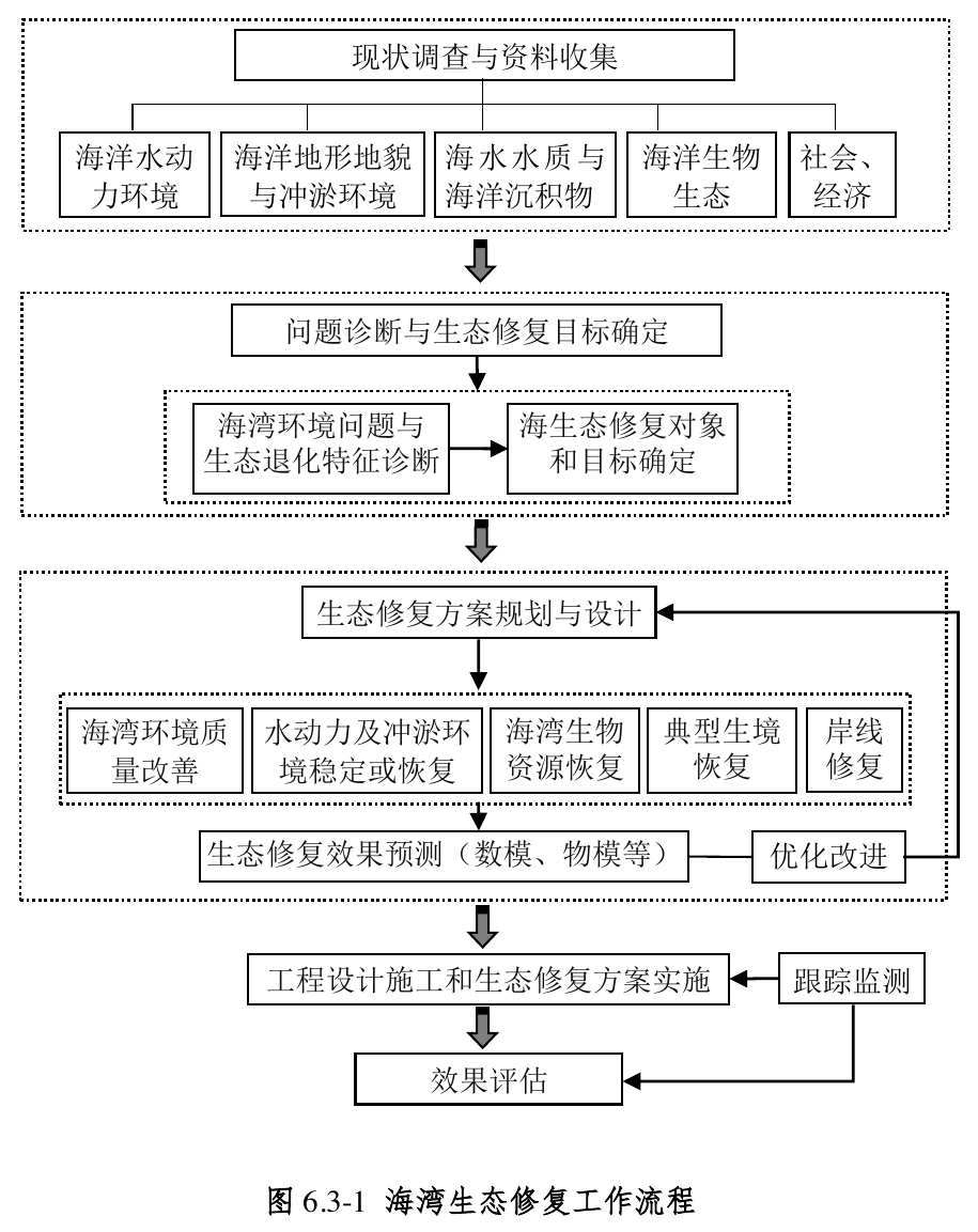 海湾生态修复工作流程，官方原件第110页